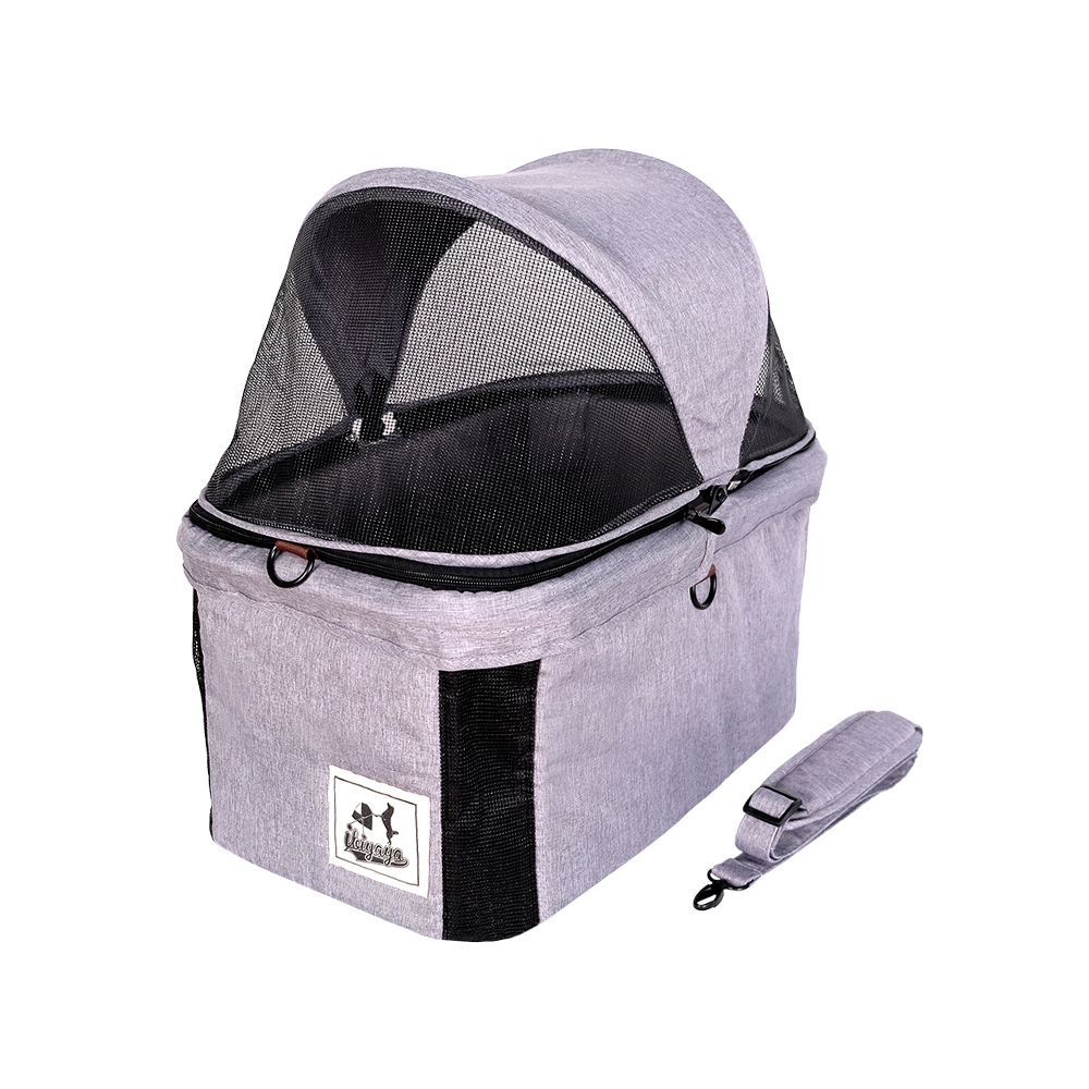 IBIYAYA WÓZEK TRIFOLD TRAVOIS SZARY - obrazek 8