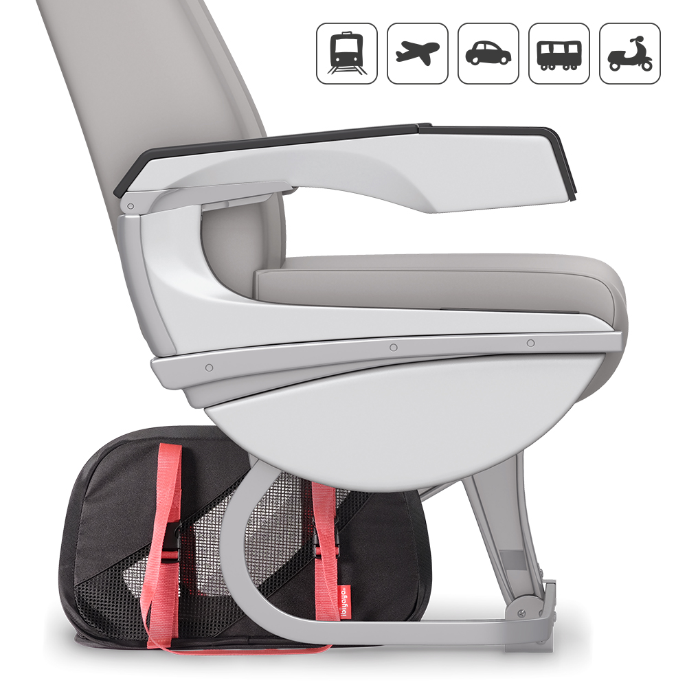 IBIYAYA SKŁADANY TRANSPORTER FLYING PAL CZARNO-CZERWONY - obrazek 3