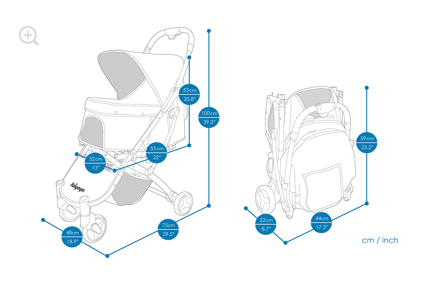 IBIYAYA WÓZEK SPEEDY FOLD - obrazek 9