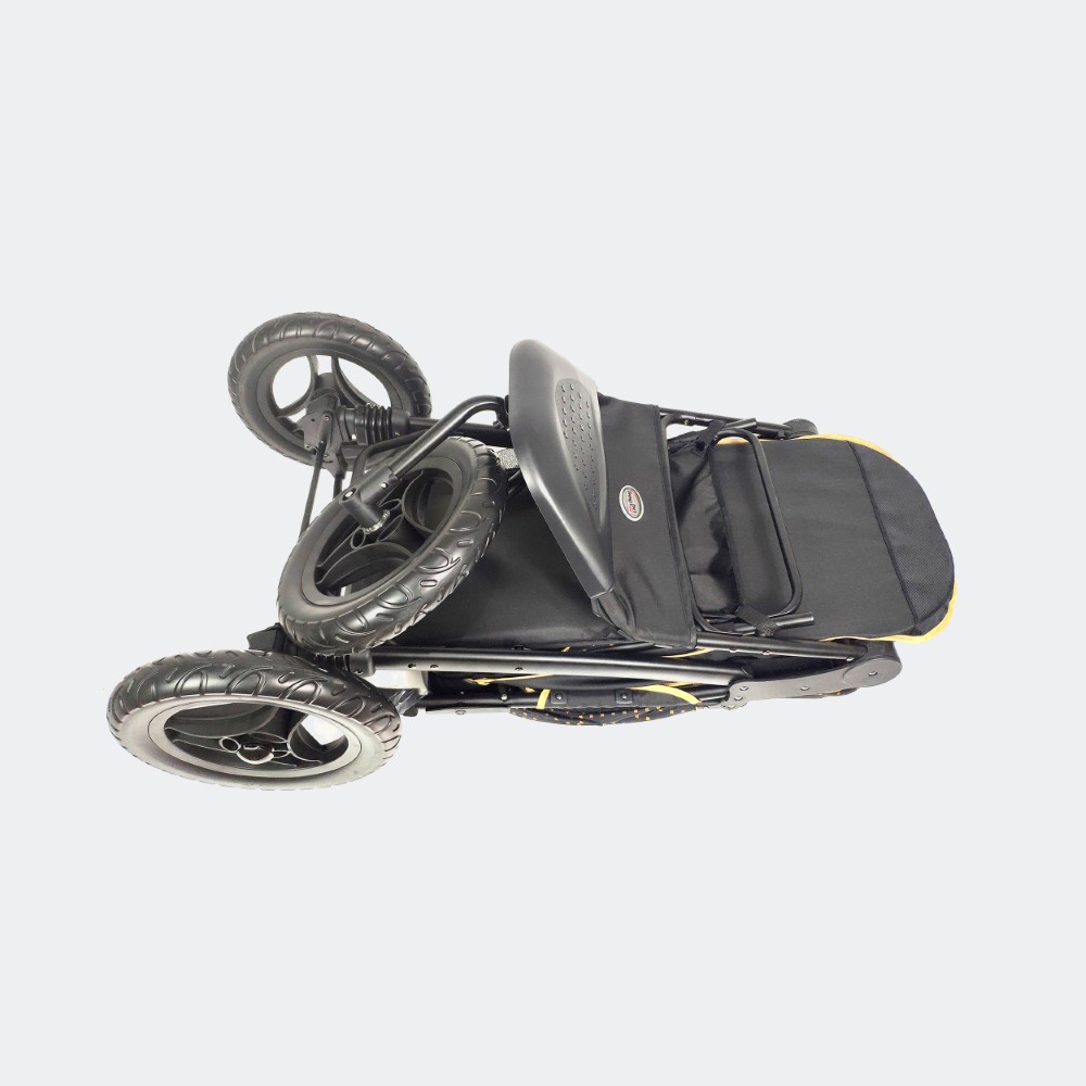 INNOPET WÓZEK ADVENTURE CZARNY/ZŁOTY - obrazek 7