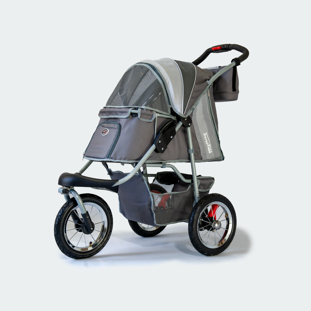 INNOPET WÓZEK BUGGY COMFORT AIR SZARY - obrazek 5