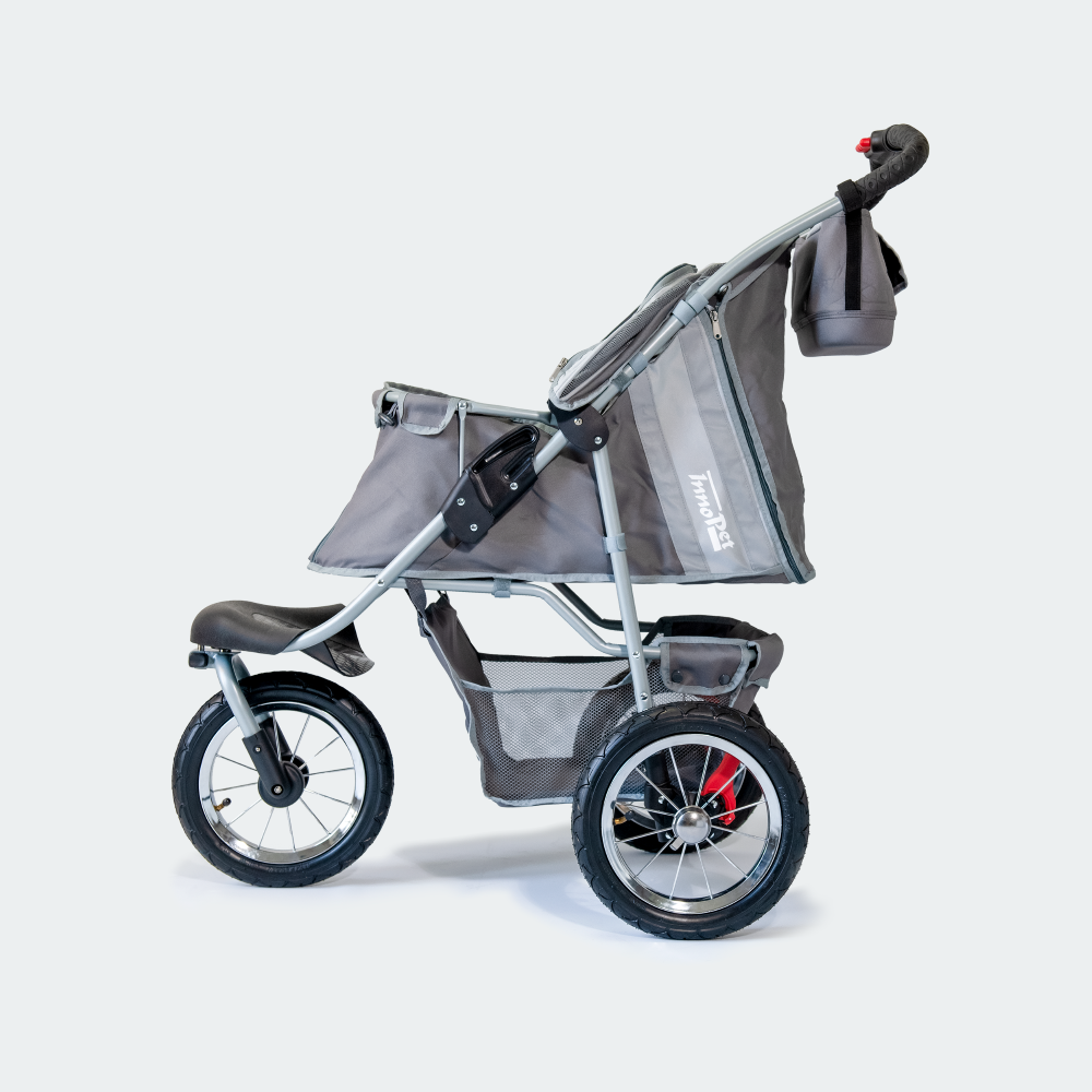 INNOPET WÓZEK BUGGY COMFORT AIR SZARY - obrazek 6