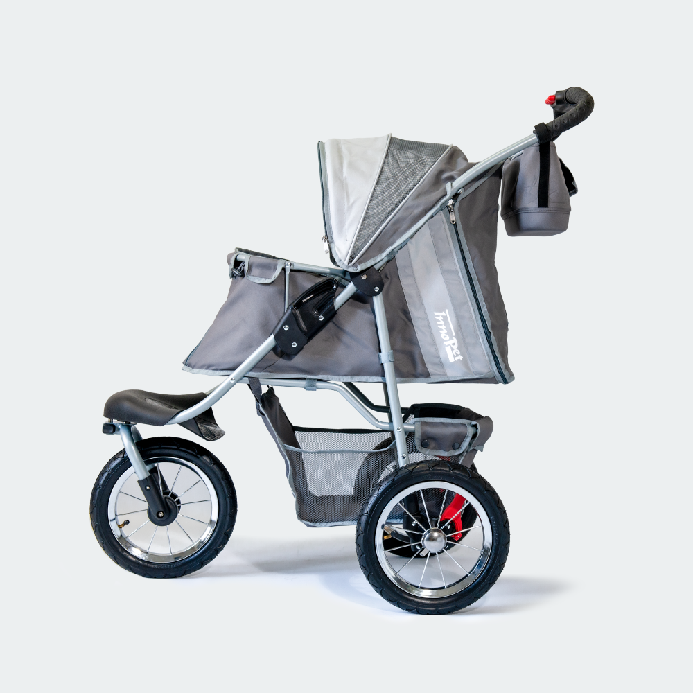 INNOPET WÓZEK BUGGY COMFORT AIR SZARY - obrazek 8