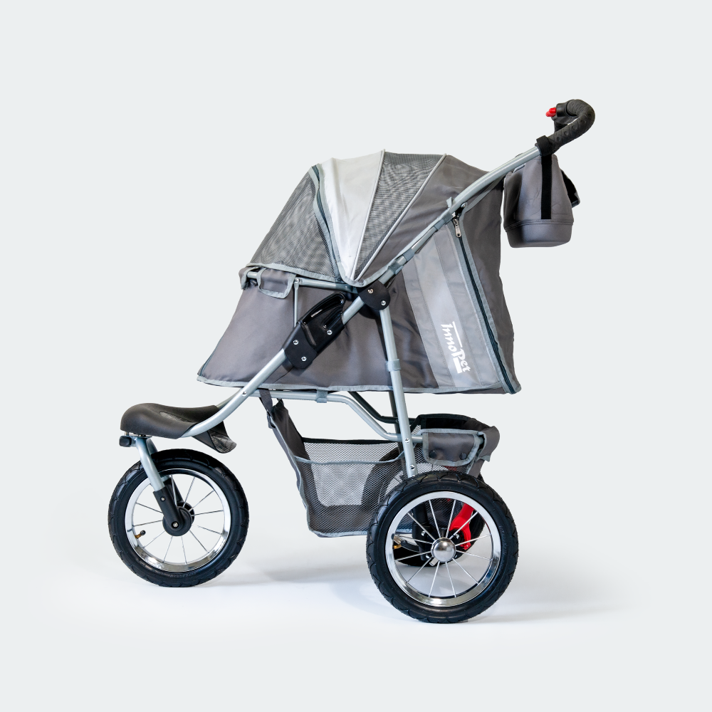 INNOPET WÓZEK BUGGY COMFORT AIR SZARY - obrazek 3