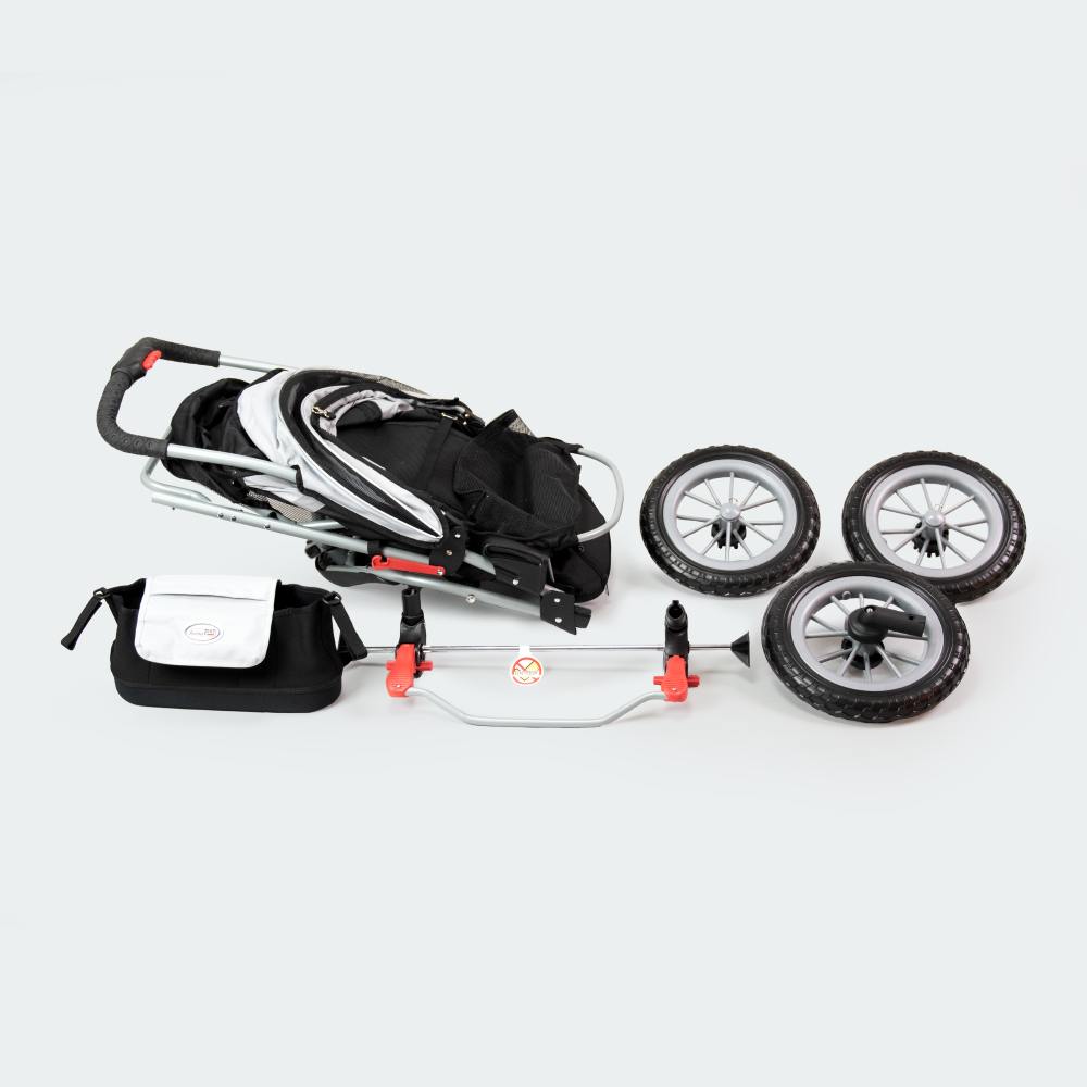 INNOPET WÓZEK COMFORT EFA SZARY - obrazek 10