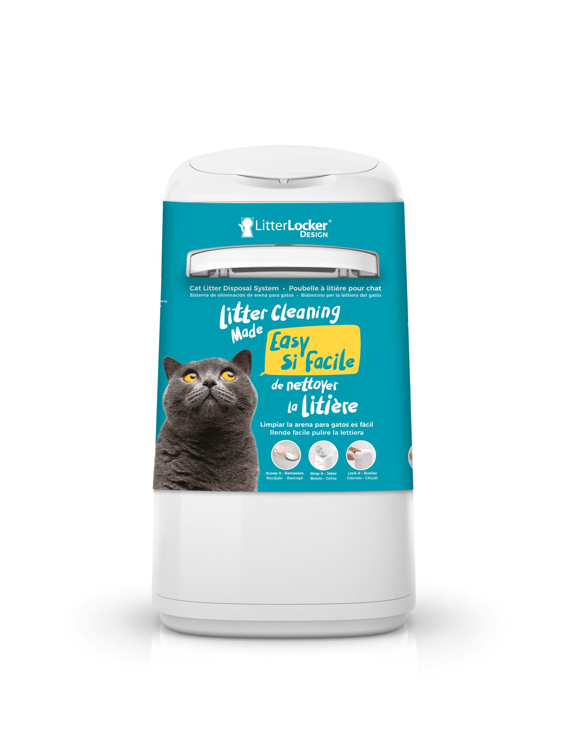 Katzenklo Faltbar LitterLocker Nachfüllkassette – 2er Pack, Mehrfarbig, Für Die Katzentoilette Litter Locker Nachfüllkassette