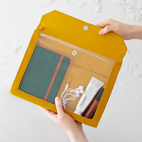 SASZETKA A6 KING JIM FLATTY WORKS - OCHRA - obrazek 5