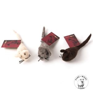 PROFELINE- ZABAWKA MYSZKA Z FILCOWANEJ WEŁNY