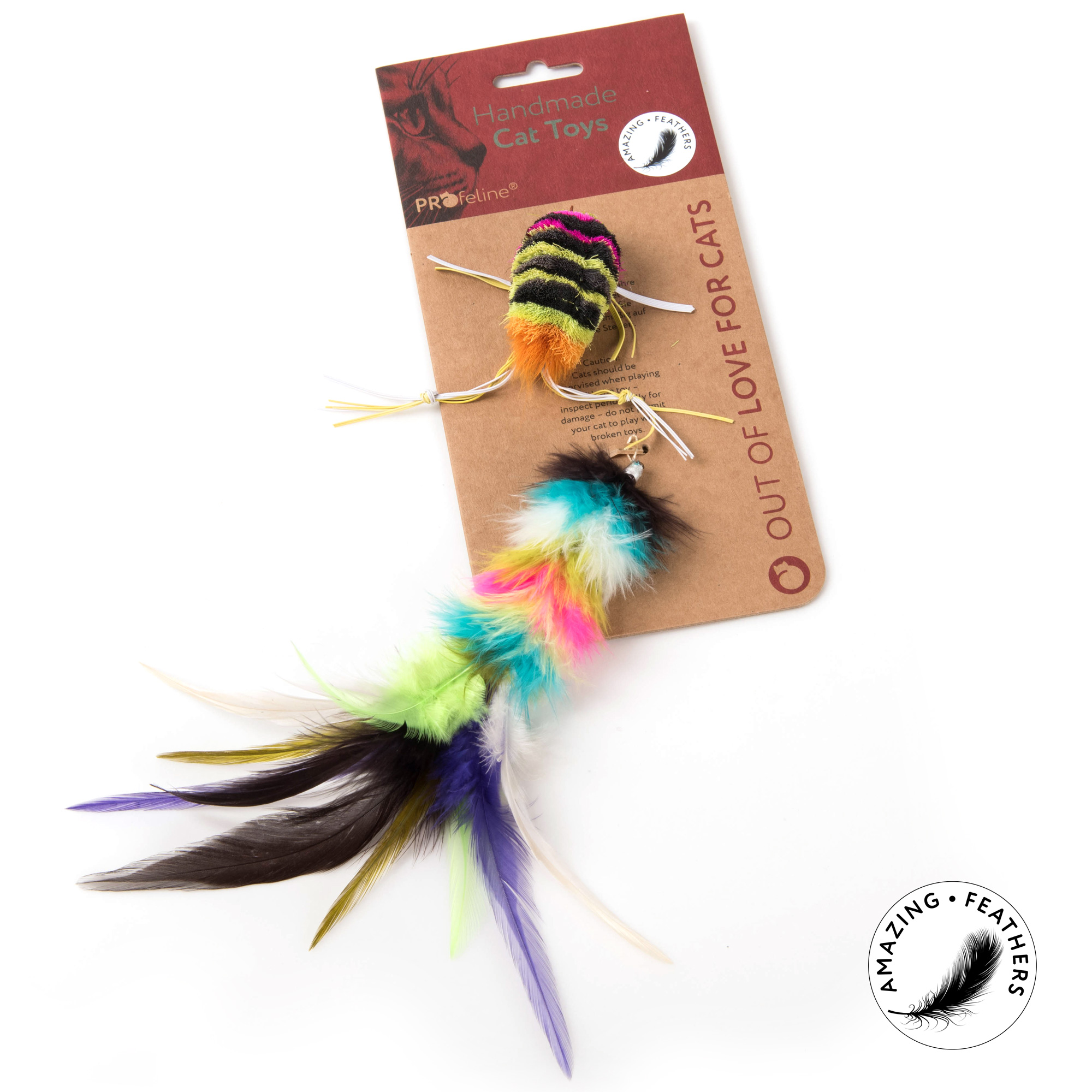 PROFELINE- DWIE ZAWIESZKI DO WĘDKI ŻABA I PIÓRKO - obrazek 2