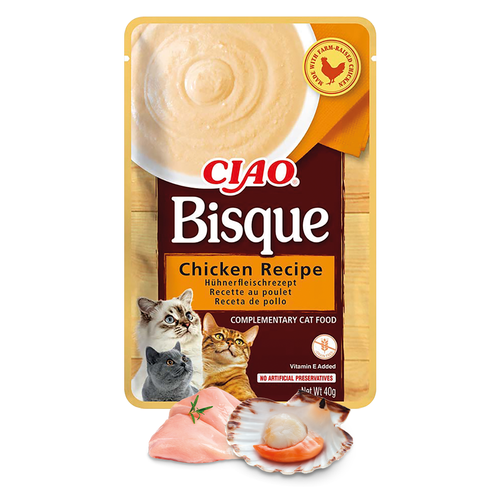 INABA - CIAO BISQUE -ZUPA DLA KOTA O SMAKU KURCZAKA