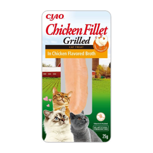 INABA – CHURU FILET Z KURCZAKA DLA KOTA W BULIONIE Z KURCZAKA