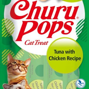 INABA – CHURU POPS MIĘKKI PRZYSMAK DLA KOTA Z TUŃCZYKA I KURCZAKA