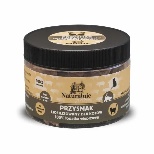 NATURALNIE Z KOTFINA - PRZYSMAK ŁOPATKA WIEPRZOWA DLA KOTÓW