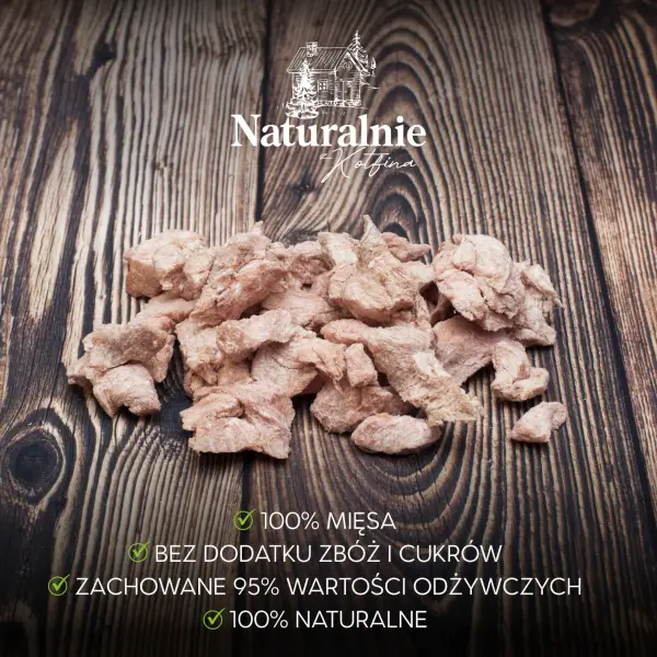 NATURALNIE Z KOTFINA - PRZYSMAK POLĘDWICZKA WIEPRZOWA DLA KOTÓW - obrazek 2