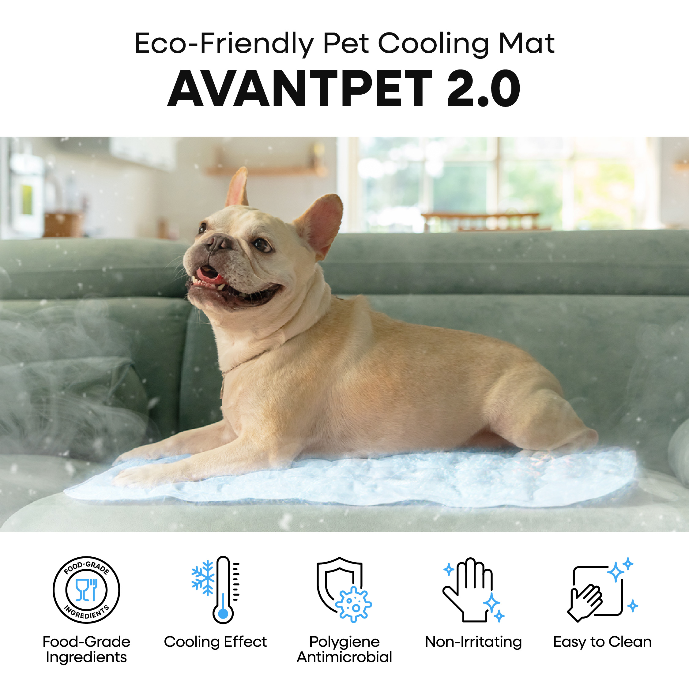 AVANTPET - MATA CHŁODZĄCA - ROZMIAR M NIEBIESKA - obrazek 11